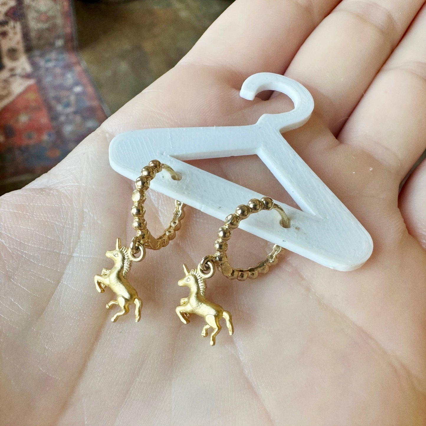 Charm Hoop Earrings