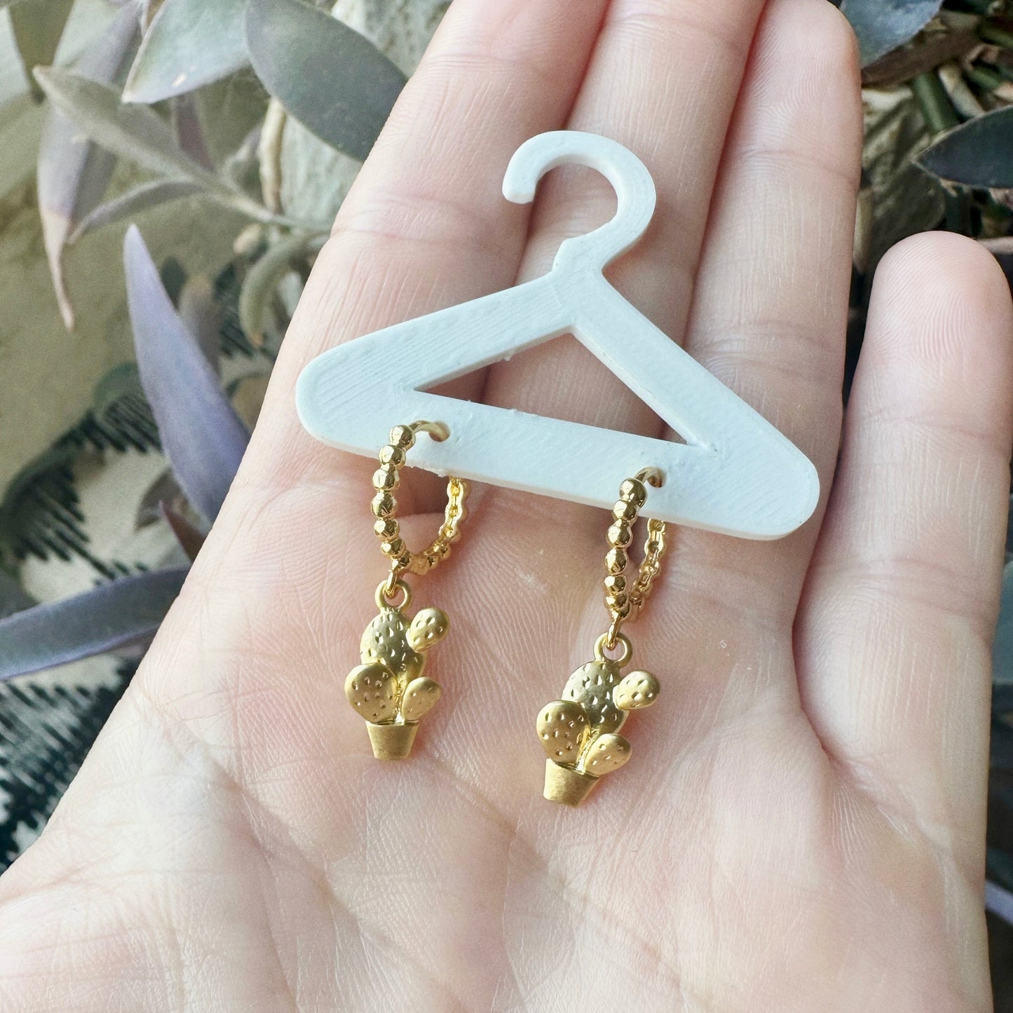 Charm Hoop Earrings