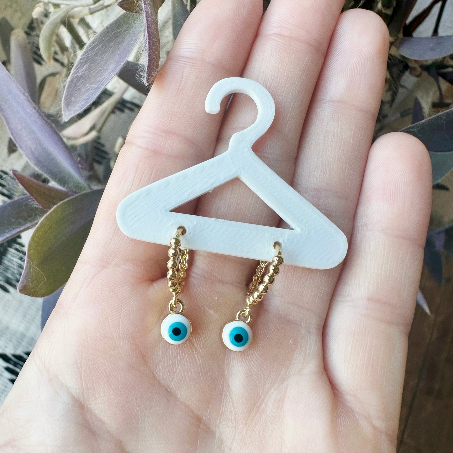 Charm Hoop Earrings