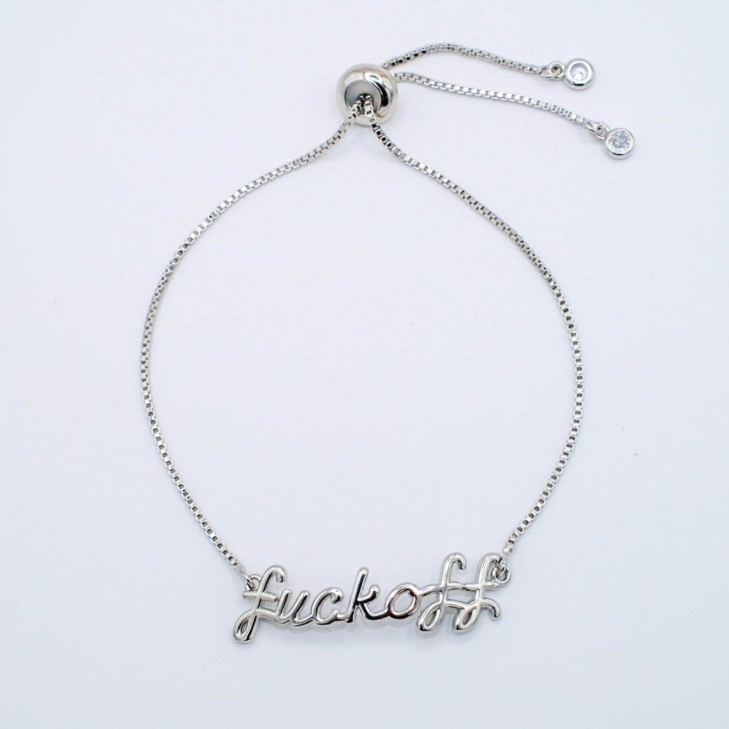 F off Adjustable Bracelet