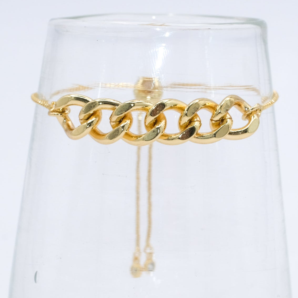 Curb Chain Adjustable Bracelet