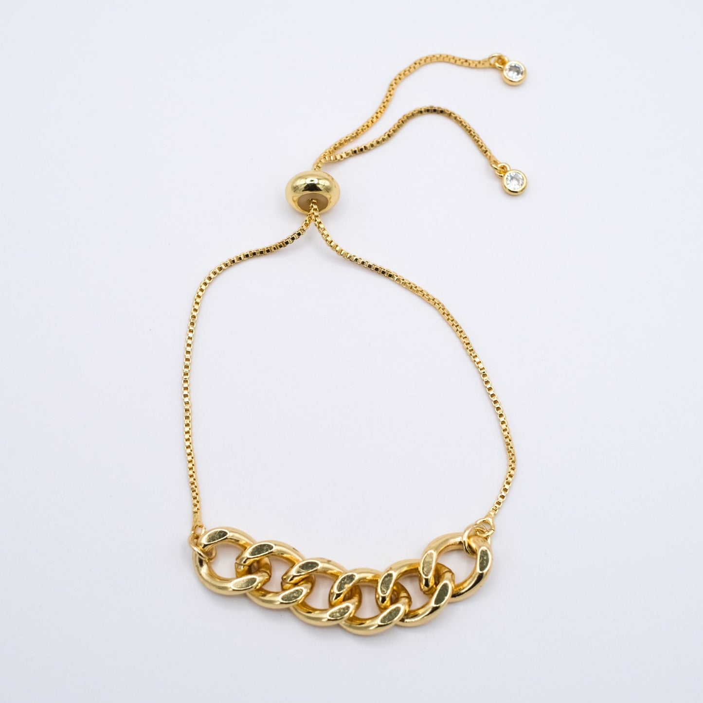 Curb Chain Adjustable Bracelet