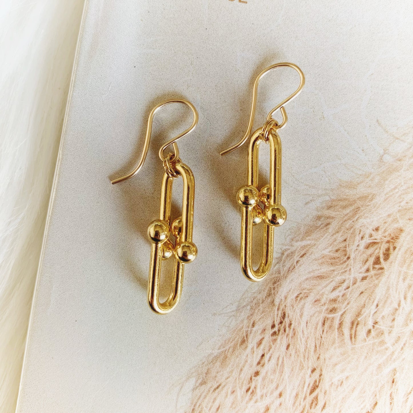 Ball and Chain Earrings