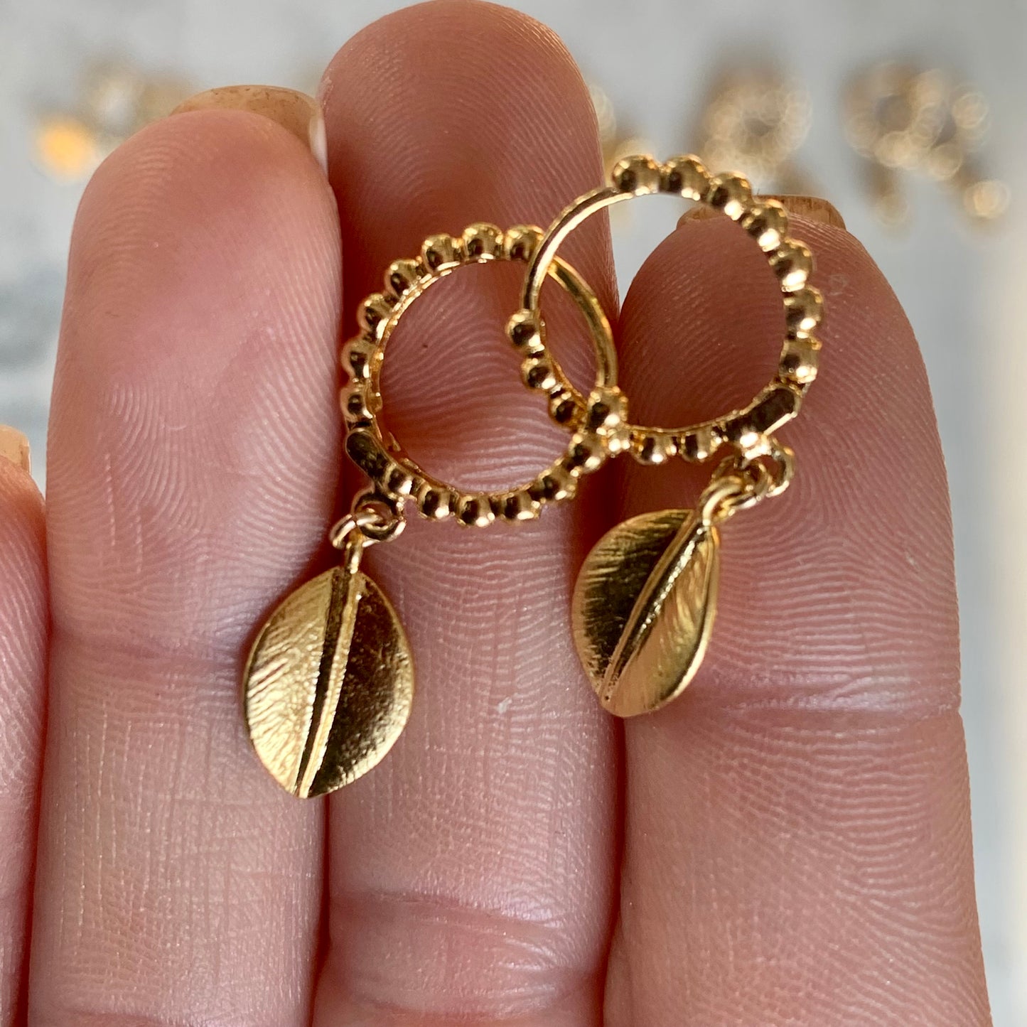 Charm Hoop Earrings