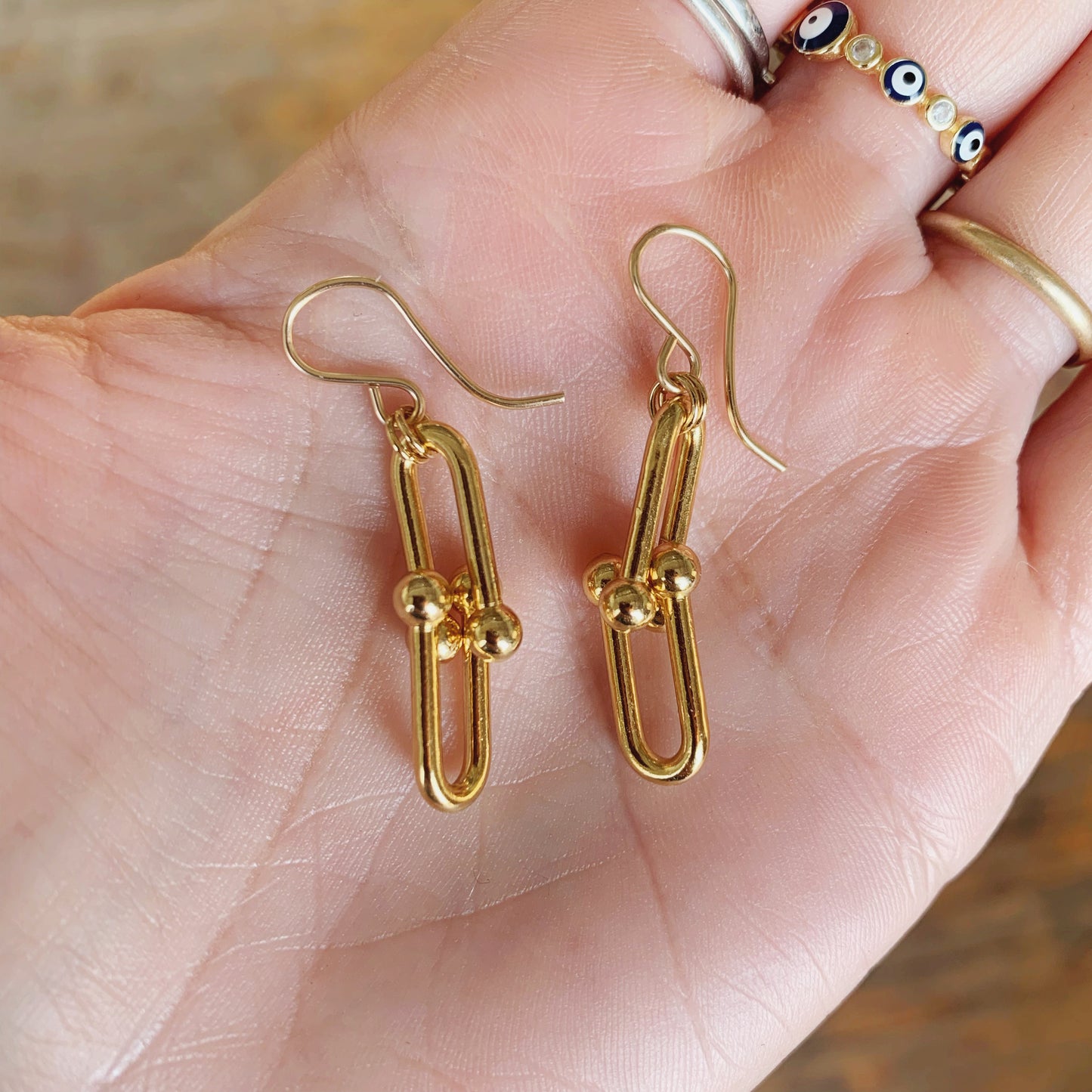 Ball and Chain Earrings