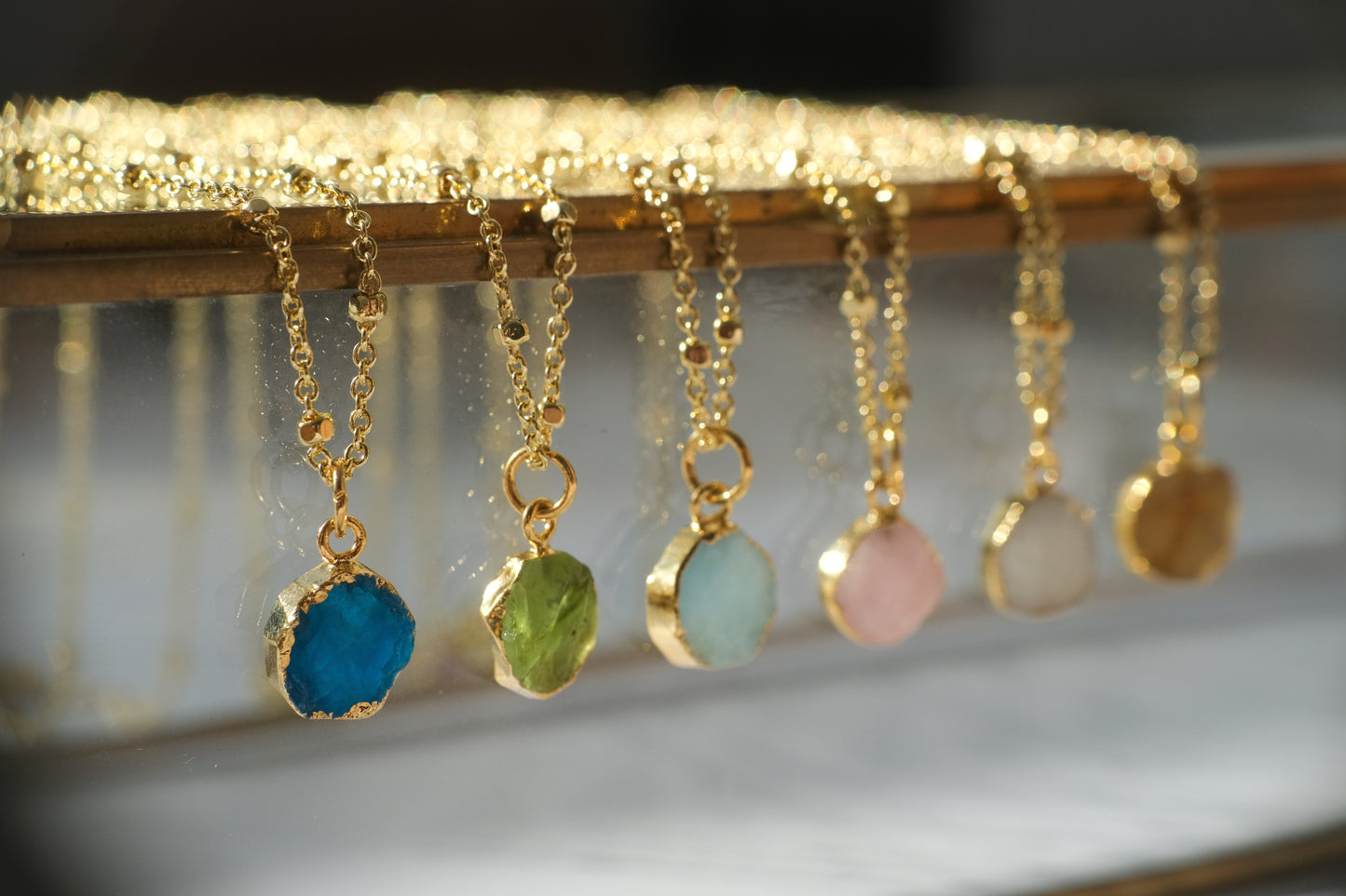 Ruff Gemstone Necklace
