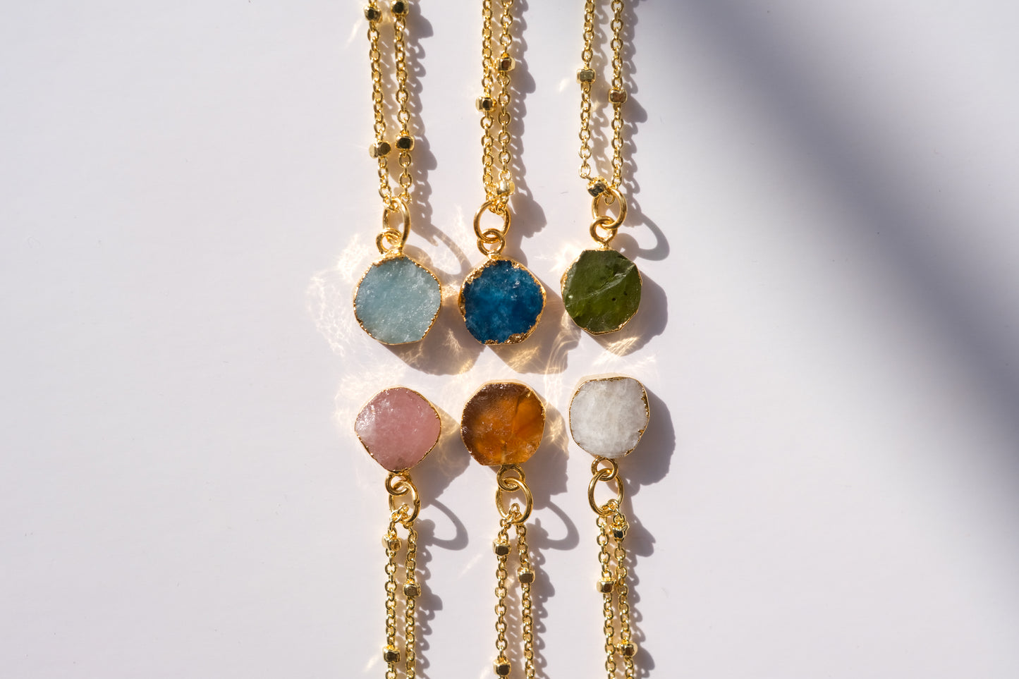 Ruff Gemstone Necklace