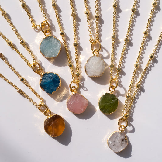 Ruff Gemstone Necklace
