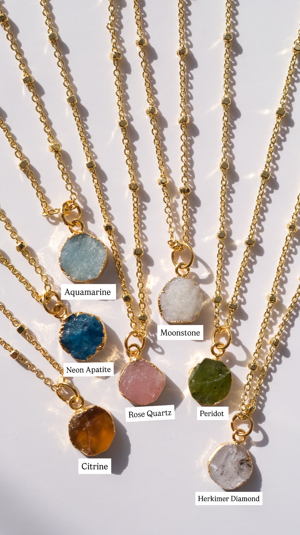 Ruff Gemstone Necklace
