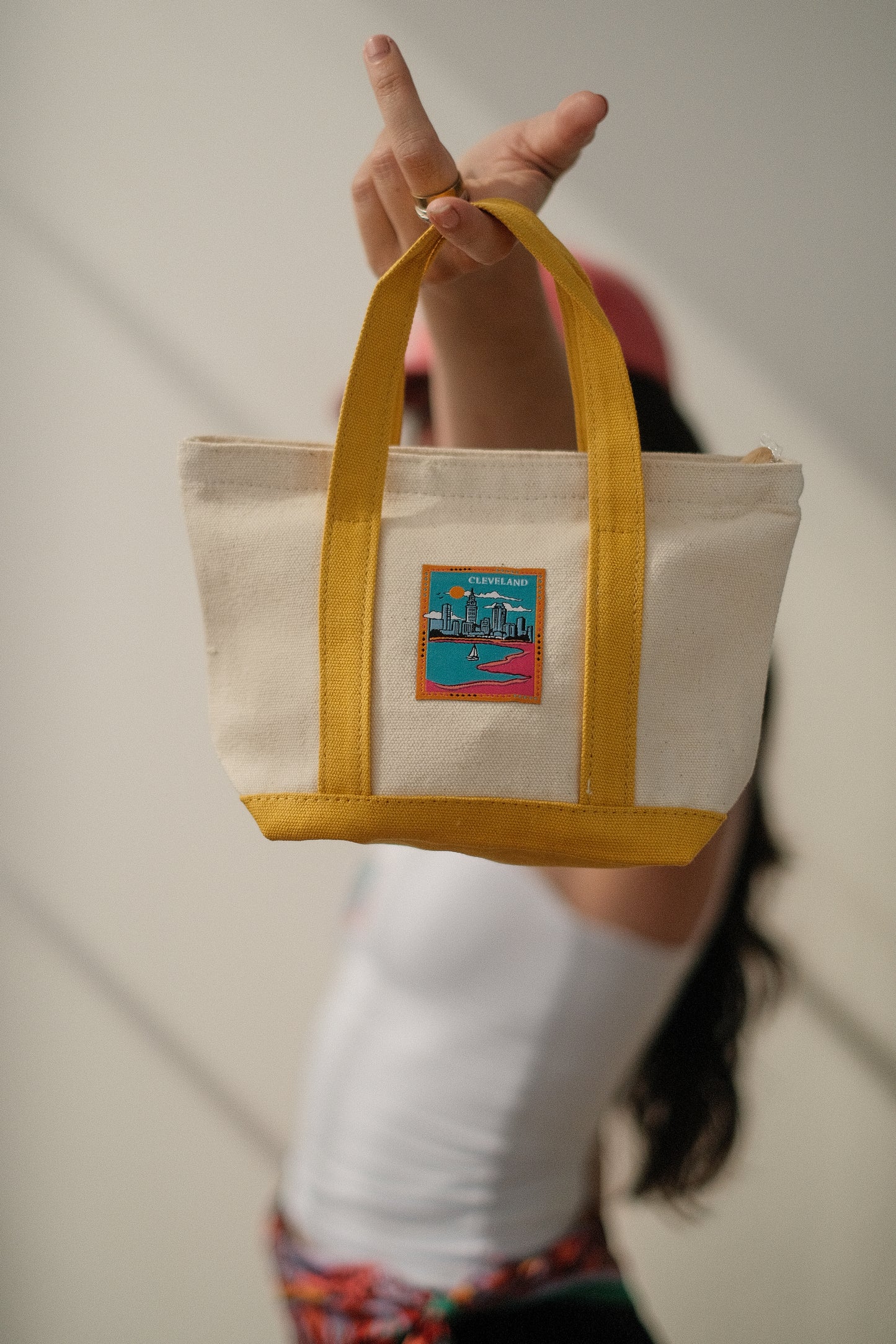 Cleveland Daydream Small Zipper Tote