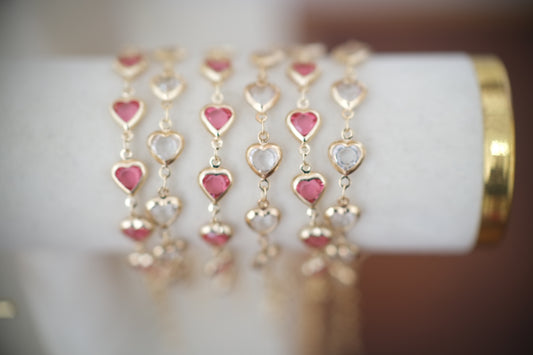 Heart Chain Bracelet