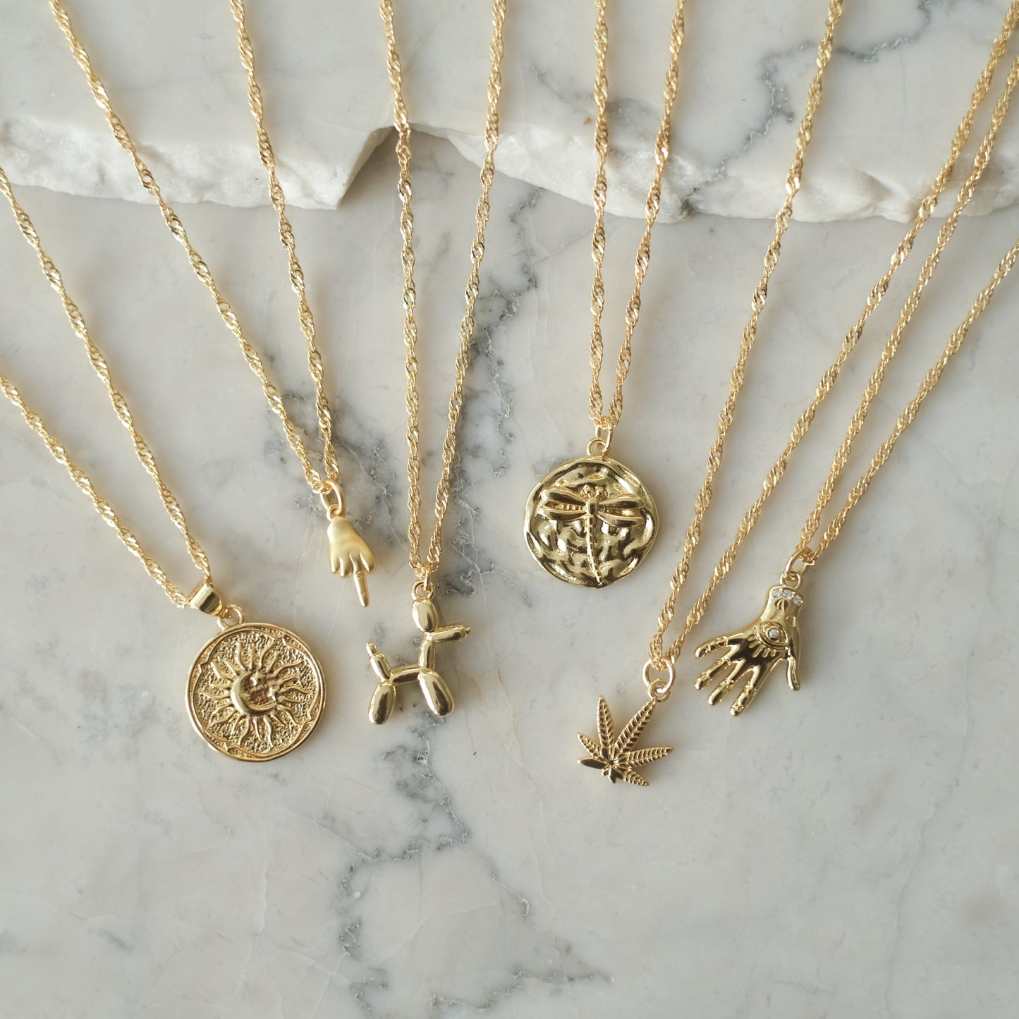 Goldfill Charm Necklaces