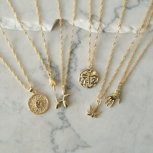 Goldfill Charm Necklaces
