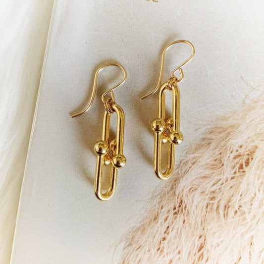 Ball and Chain Earrings